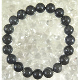 Japanese Natural Yamatohikari Stone 10mm Bead Bracelet 29.8g (ID:95546)