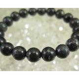Japanese Natural Yamatohikari Stone 10mm Bead Bracelet 29.8g (ID:95546)