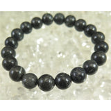 Japanese Natural Yamatohikari Stone 10mm Bead Bracelet 29.8g (ID:95546)