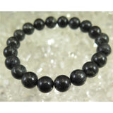 Japanese Natural Yamatohikari Stone 10mm Bead Bracelet 29.8g (ID:95546)