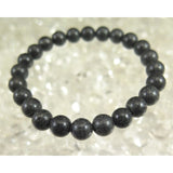 Japanese Natural Yamatohikari Stone 8mm Bead Bracelet 19.2g (ID:83487)