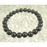 Japanese Natural Yamatohikari Stone 8mm Bead Bracelet 19.2g (ID:83487)