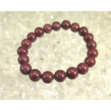 Japanese Natural Tsugaru Nishiki Jasper 10mm Bead Bracelet 30.5g (ID:12345)