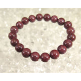 Japanese Natural Tsugaru Nishiki Jasper 10mm Bead Bracelet 30.5g (ID:12345)