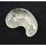 Japanese Natural 鉱山産 Quartz Magatama 31mm 10.32g with Directory Card (ID:97870)