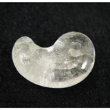 Japanese Natural 鉱山産 Quartz Magatama 31mm 10.32g with Directory Card (ID:97870)