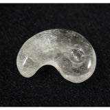 Japanese Natural 鉱山産 Quartz Magatama 31mm 10.32g with Directory Card (ID:97870)