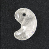 Japanese Natural Mine Quartz Magatama 31mm 10.33g with Directory Card (ID:64596)