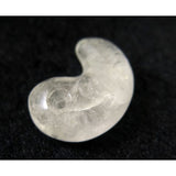 Japanese Natural 鉱山産 Quartz Magatama 31mm 10.33g with Directory Card (ID:64596)