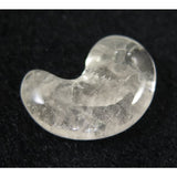 Japanese Natural 鉱山産 Quartz Magatama 31mm 10.43g with Directory Card (ID:15513)
