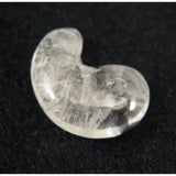 Japanese Natural 鉱山産 Quartz Magatama 31mm 10.43g with Directory Card (ID:15513)