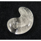 Japanese Natural 鉱山産 Quartz Magatama 31mm 10.43g with Directory Card (ID:15513)