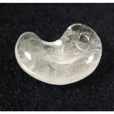 Japanese Natural 鉱山産 Quartz Magatama 31mm 10.68g with Directory Card (ID:18771)