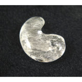 Japanese Natural 鉱山産 Quartz Magatama 31mm 10.98g with Directory Card (ID:73787)