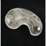 Japanese Natural 鉱山産 Quartz Magatama 38mm 16.38g with Directory Card (ID:95789)