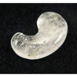 Japanese Natural 鉱山産 Quartz Magatama 38mm 16.38g with Directory Card (ID:95789)