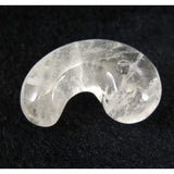 Japanese Natural 鉱山産 Quartz Magatama 38mm 18.50g with Directory Card (ID:53332)