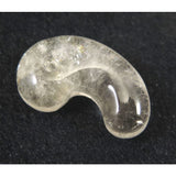 Japanese Natural 鉱山産 Quartz Magatama Rainbow 39mm 19.48g with Directory Card (ID:68956)