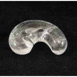 Japanese Natural 鉱山産 Quartz Magatama 42mm 24.34g with Directory Card (ID:32530)