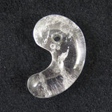 Japanese Natural Mine Quartz 42mm Magatama 24.34g (ID:32530)
