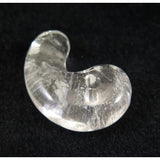 Japanese Natural 鉱山産 Quartz Magatama 42mm 24.34g with Directory Card (ID:32530)