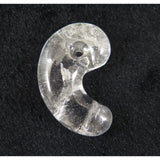 Japanese Natural Mine Quartz 42mm Magatama 24.34g (ID:32530)