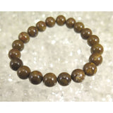 Japanese Natural Yufu Yellow Jasper 10mm Bead Bracelet 29.6g (ID:94574)