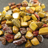 Japanese Natural Yufu Yellow Jasper 5mm Mineral Chips 100g (ID:10746)